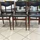 Set of 6 Scandinavian teak chairs, 1970s design.