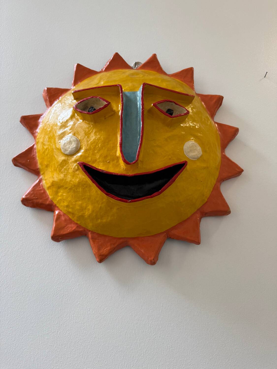 Paper mache sun from the 60s