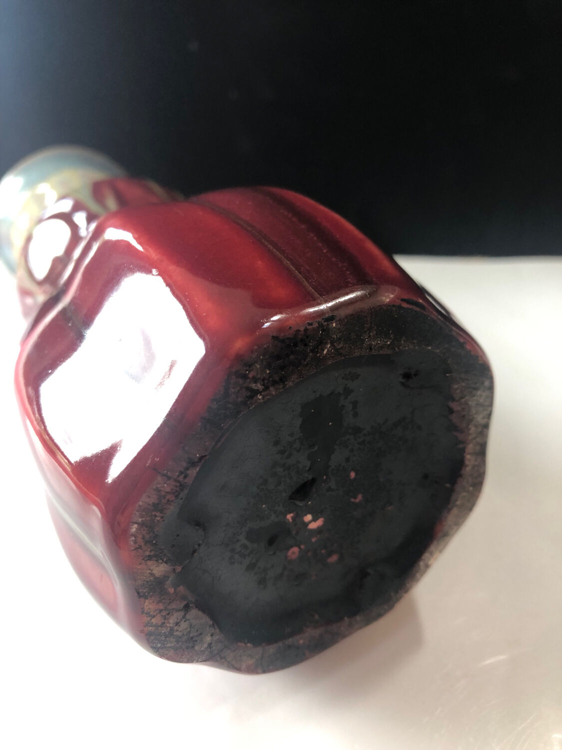 Thulin earthenware vase