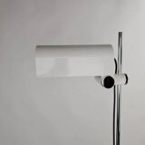 Lampadaire en métal blanc par Braun Feldweg pour Doria Leuchten, années 60