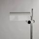 Floor lamp white metal design Braun Feldweg for Doria Leuchten 60s