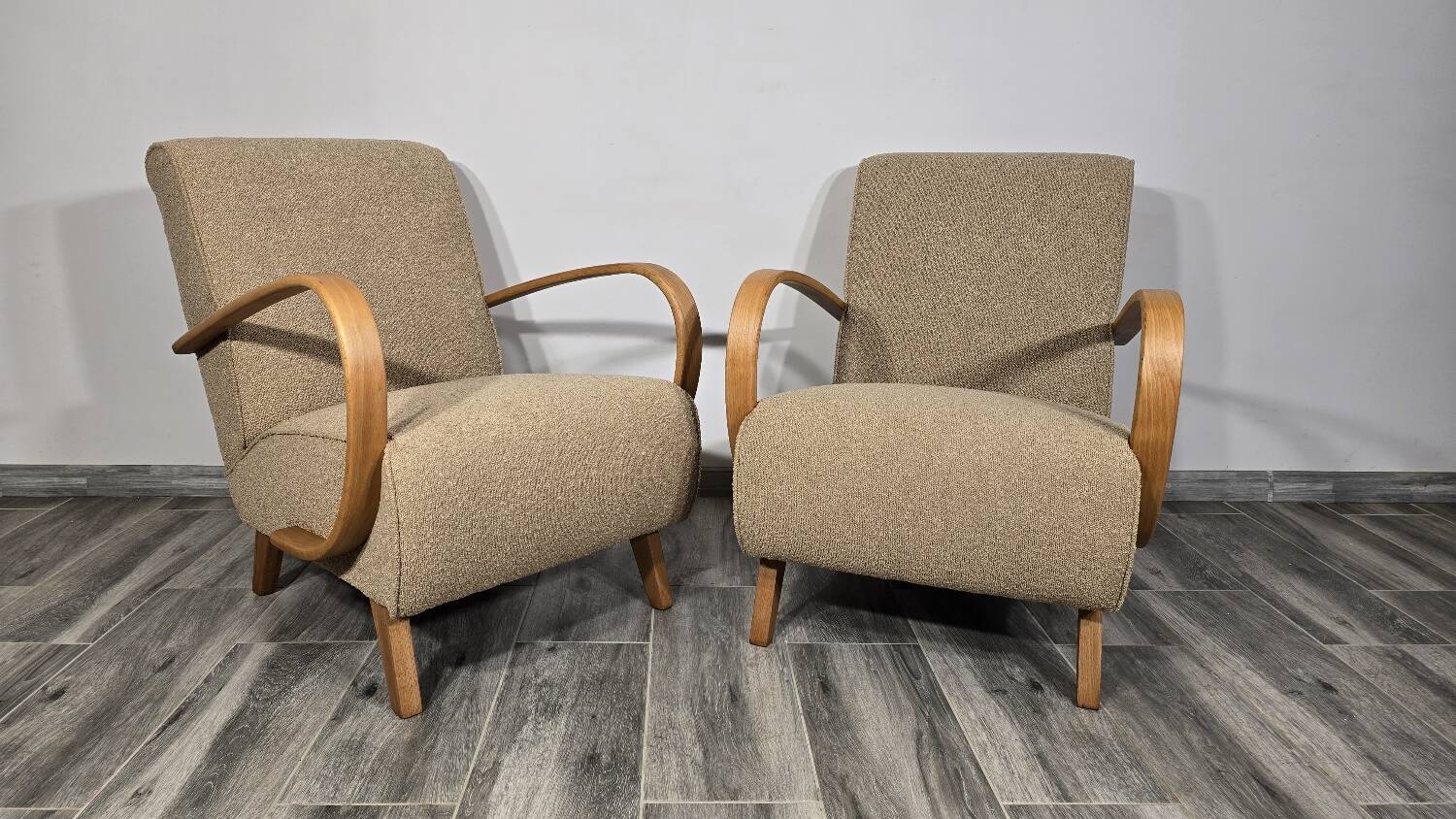 Lounge Chairs from Jindrich Halabala, 1940s, Set of 2