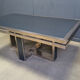 Vintage Italian chrome dining table, 1970s