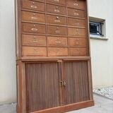 Cardboard cabinet, notary's cabinet with flaps