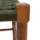 Vintage Stool Danish Papercord Rope Stool Mid Century