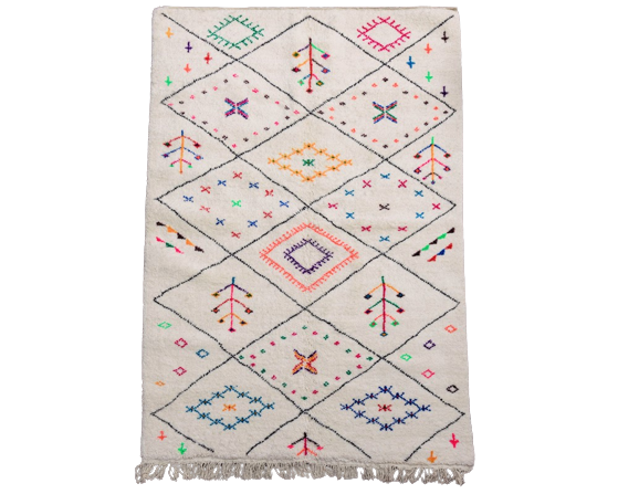 Berber carpet style azilal 185x280 cm