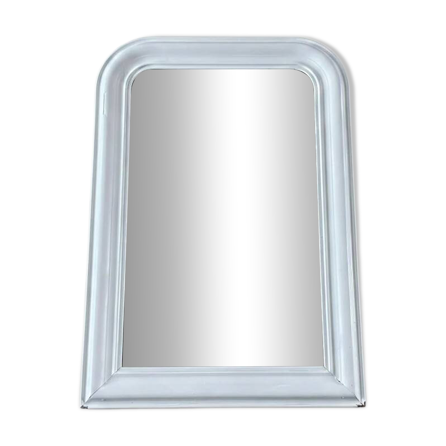 Miroir trumeau en bois peint