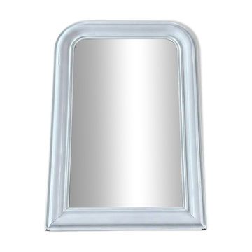 Miroir trumeau en bois peint
