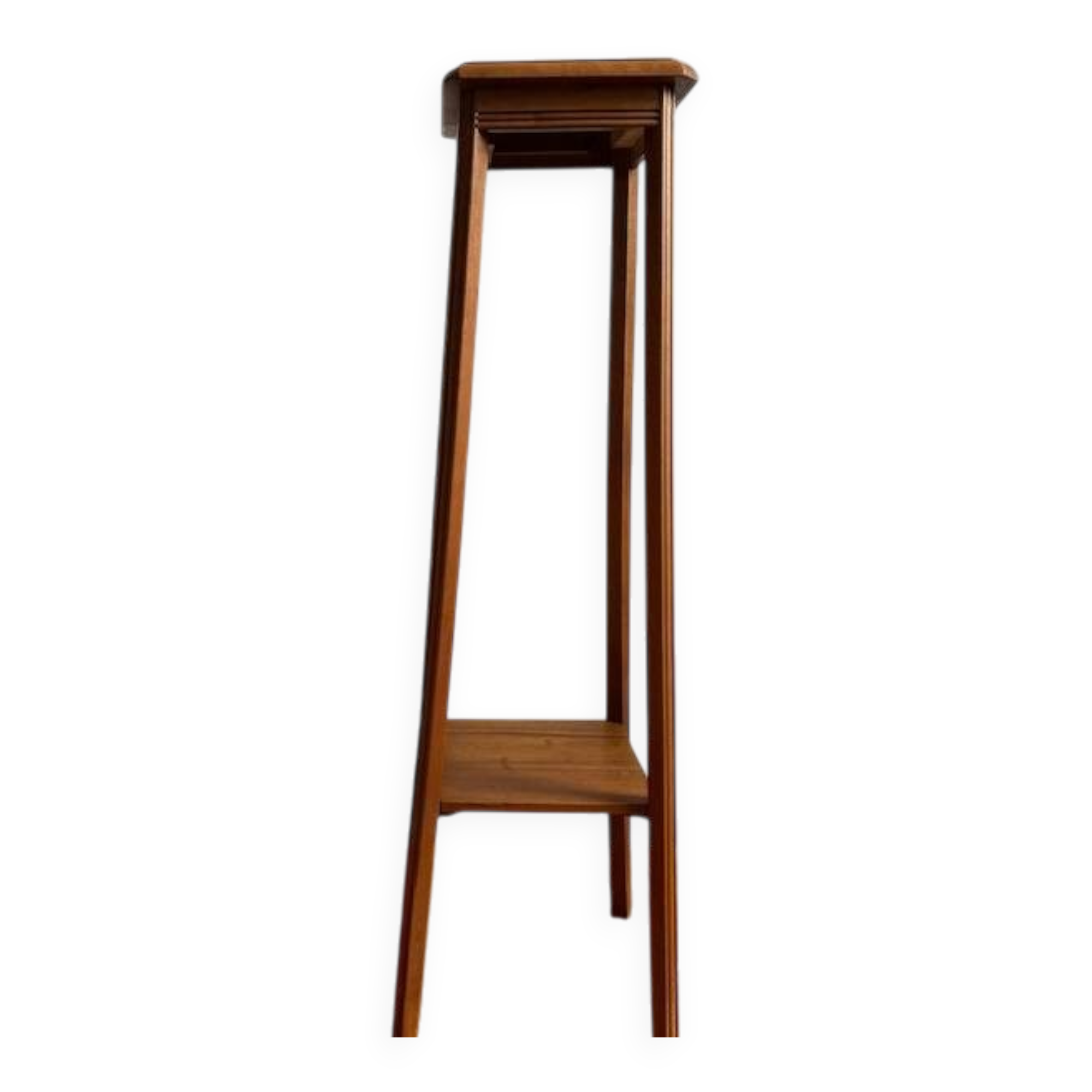 Antique wooden high stool (pedestal table) (1910-1930)