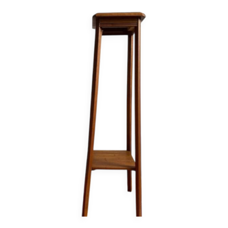 Sellette haute (guéridon) en bois ancienne (1910 -1930)