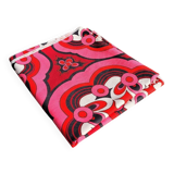 Nappe 137x130cm en tissu imprimé vintage