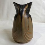 Art Nouveau pitcher in flamed stoneware from Denbac model 234