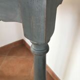 Patinated wooden console