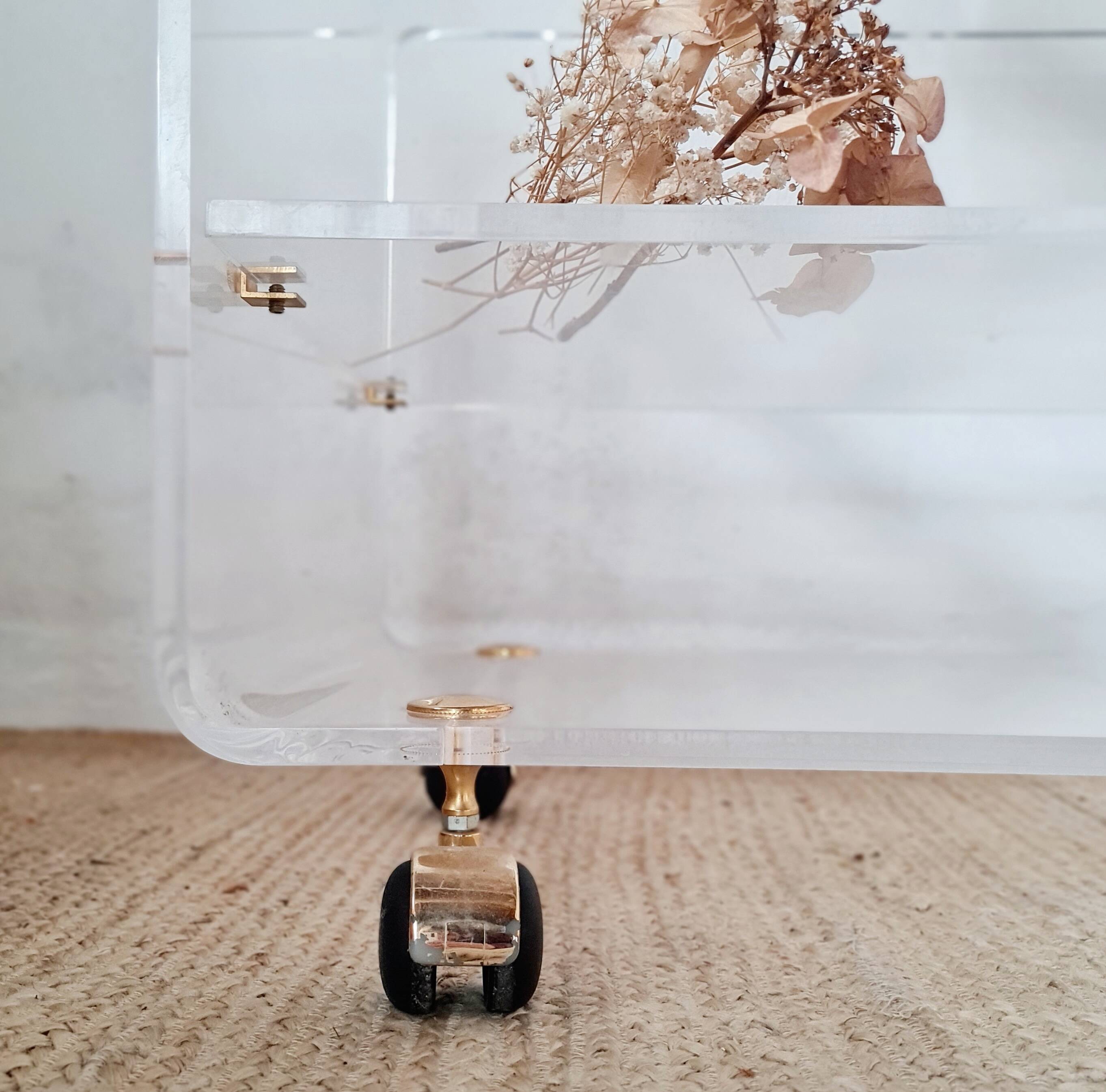 Table roulante Les Invisibles du Marais par David Lange, 1970