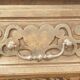 Provencal furniture in finely carved light walnut with wrought ironwork