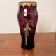 Antique Legras vase – Purple enamelled glass with gold – Art Nouveau