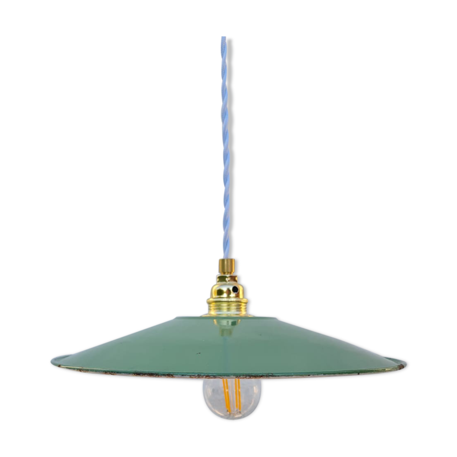 Suspension en tôle émaillée 1950