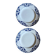 Art Deco flat plates Moulin Des Loups