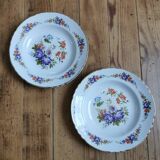 Mismatched vintage soup plates