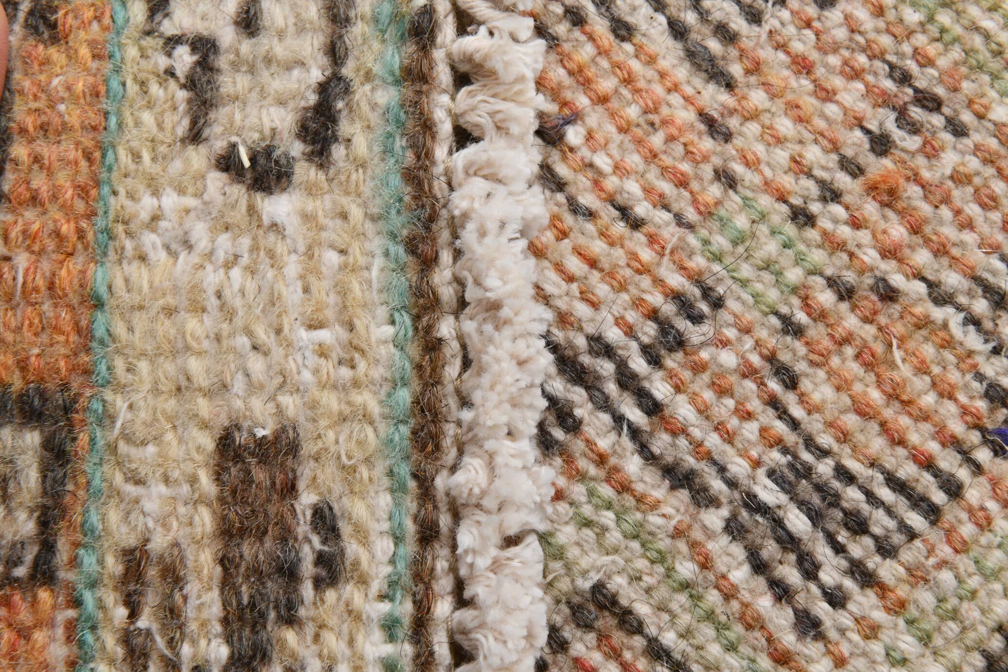 Yellow & Brown Oriental Vintage Rug, 125x230Cm