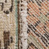 Yellow & Brown Oriental Vintage Rug, 125x230Cm