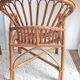 Paire de fauteuils en rotin vintage circa années 70
