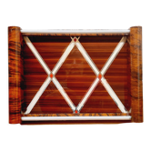 Plateau art déco losanges