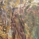 Painting old landscape early twentieth century