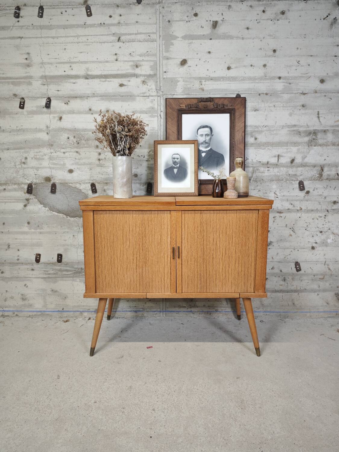 Old sewing machine cabinet