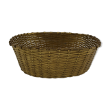 Square basket vintage metal wire