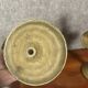 ORIENT XIX: Pair of large cup candlesticks in chiseled and gilded brass