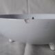 Pornic earthenware drainer model Coq hollow feet