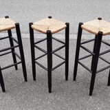 Pine bar stools 1980
