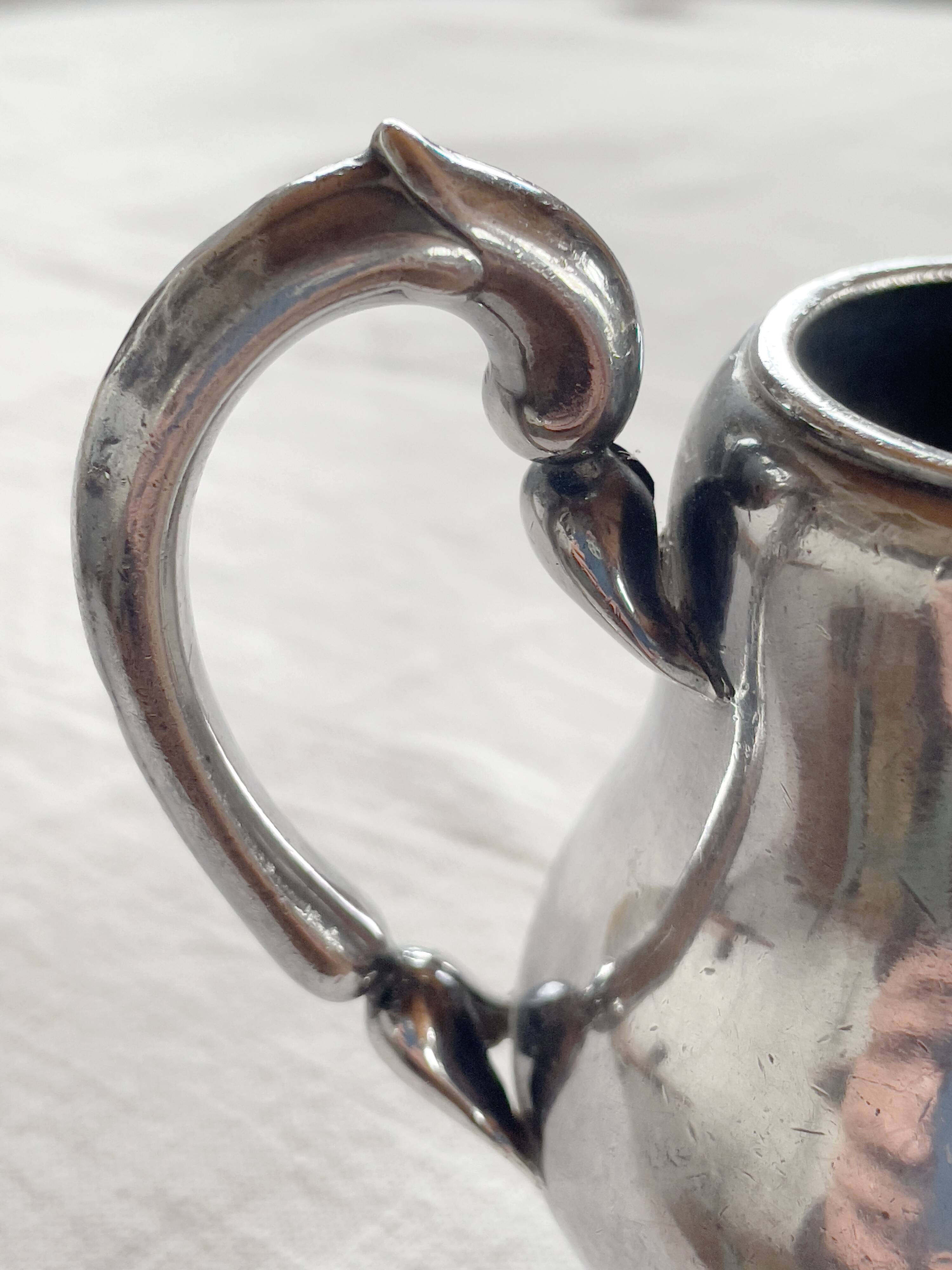 Orient express silver plated milk jug circa 1890 by christofle
