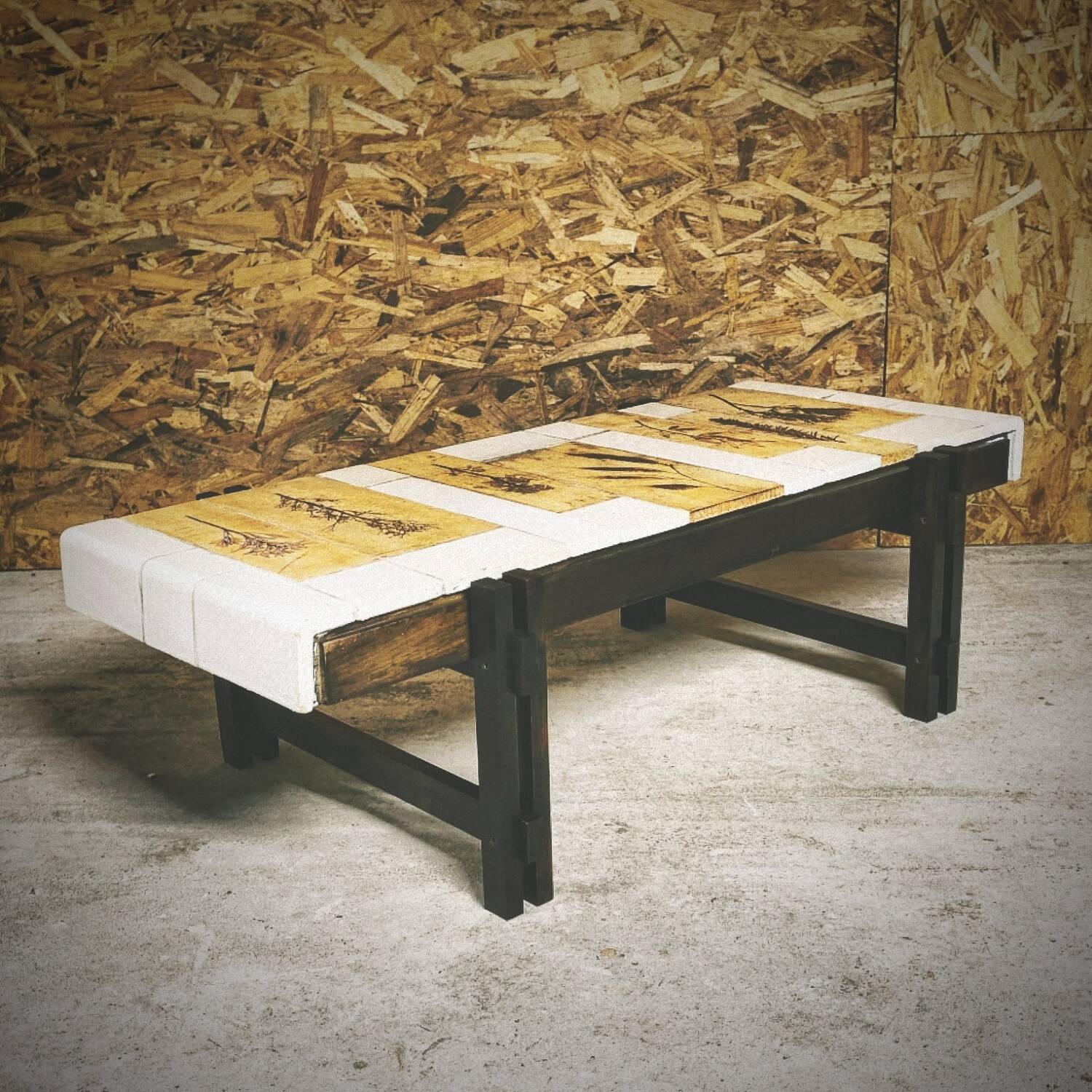 Ceramic coffee table by Roger Capron