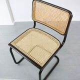 Pair of S32 Cantilever Chair by Marcel Breuer, Dark Edition, 1980s