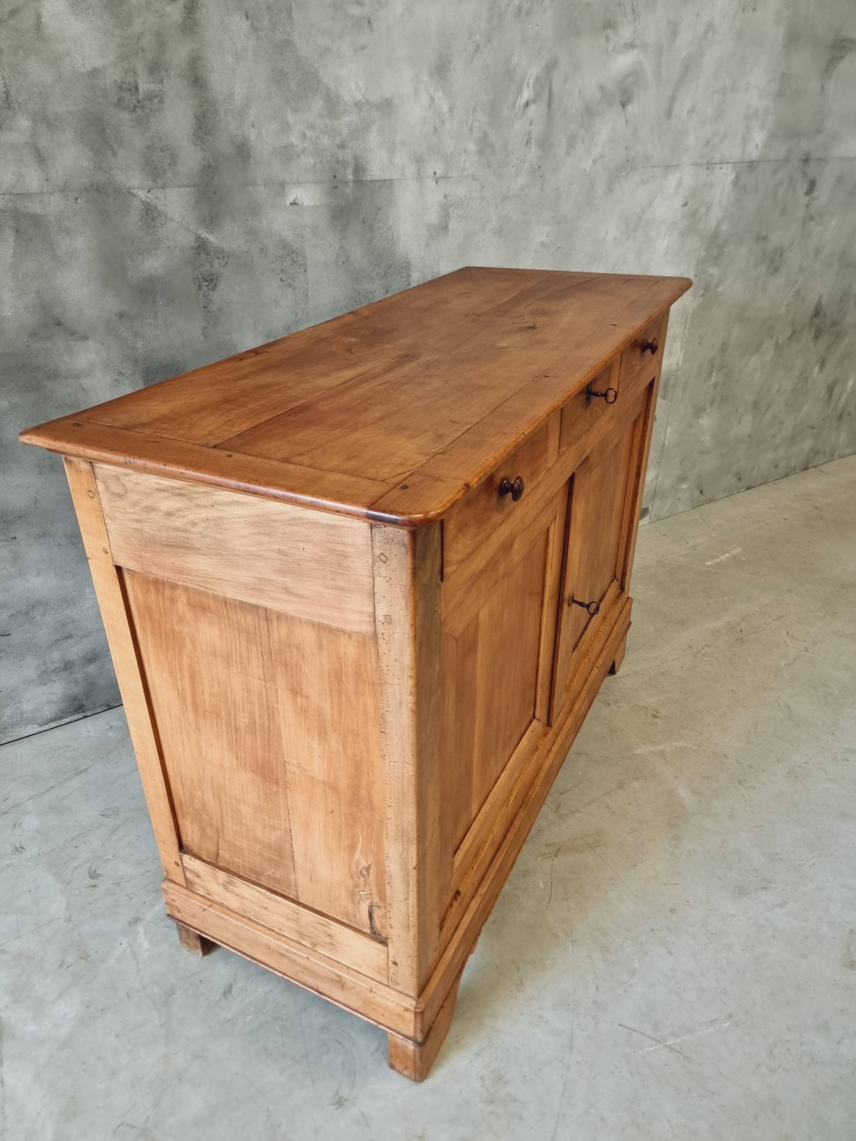 Buffet ancien enfilade commode 19ème siècle en merisier français