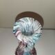 Bougeoir Clichy marbré bleu rose blanc
