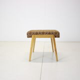 Mid-century wood stool or footstool/ton, 1966’s