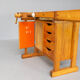 Sjoberg wooden workbench with drawers and 1 door cabinet