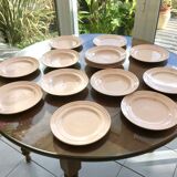 Set 16 earthenware plates from St Amand