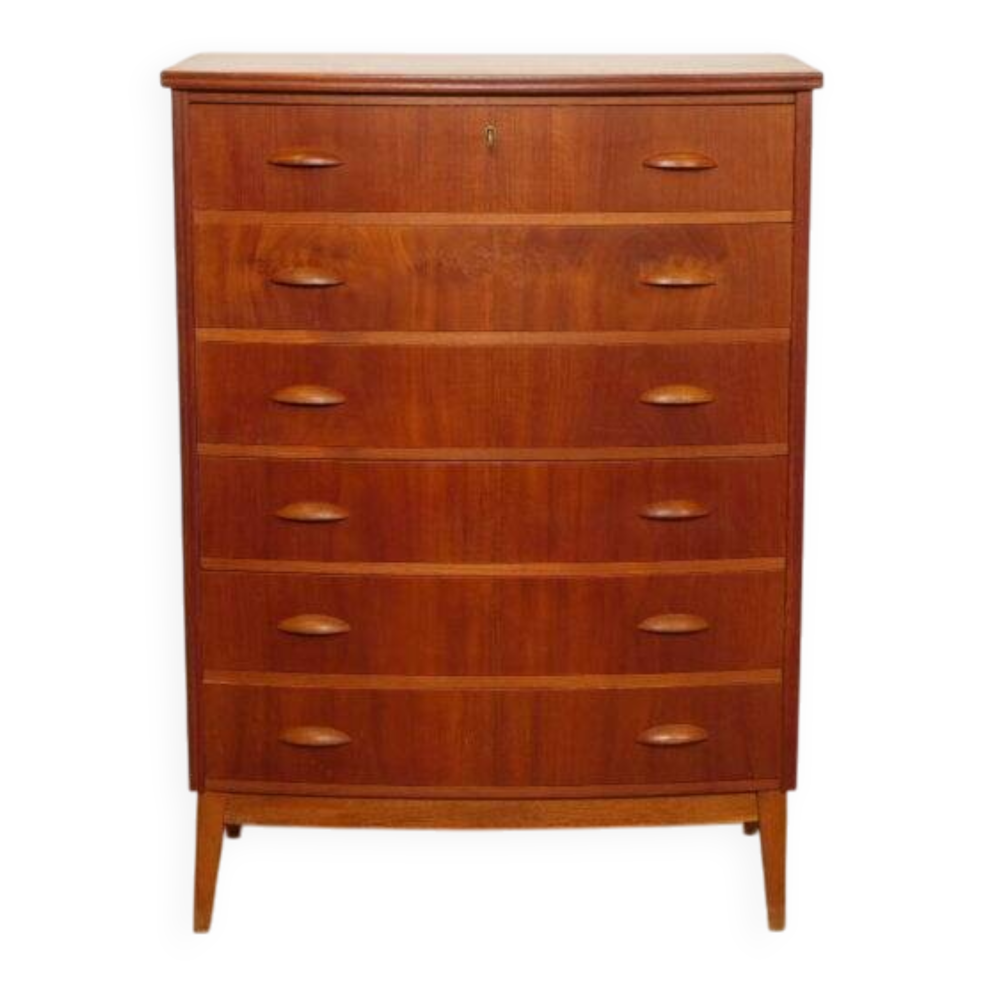 Vintage Danish chest of drawers | Teak | 6 drawers | 104 cm
