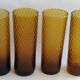 Ht 16cm orange ade glasses - Ice bucket