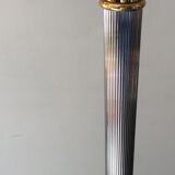 Floor lamp chrome and gold reader of the 70s