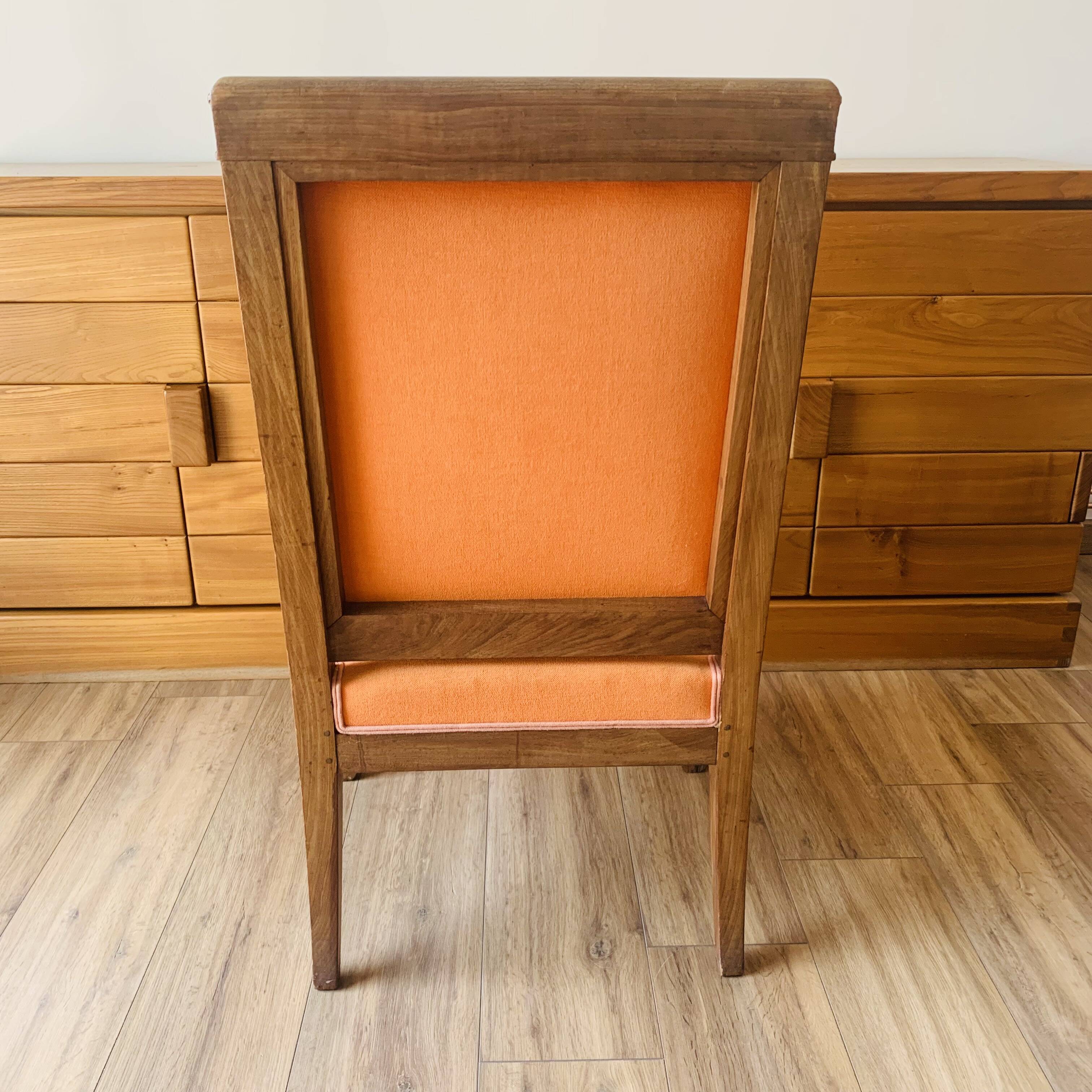 Fauteuil orange