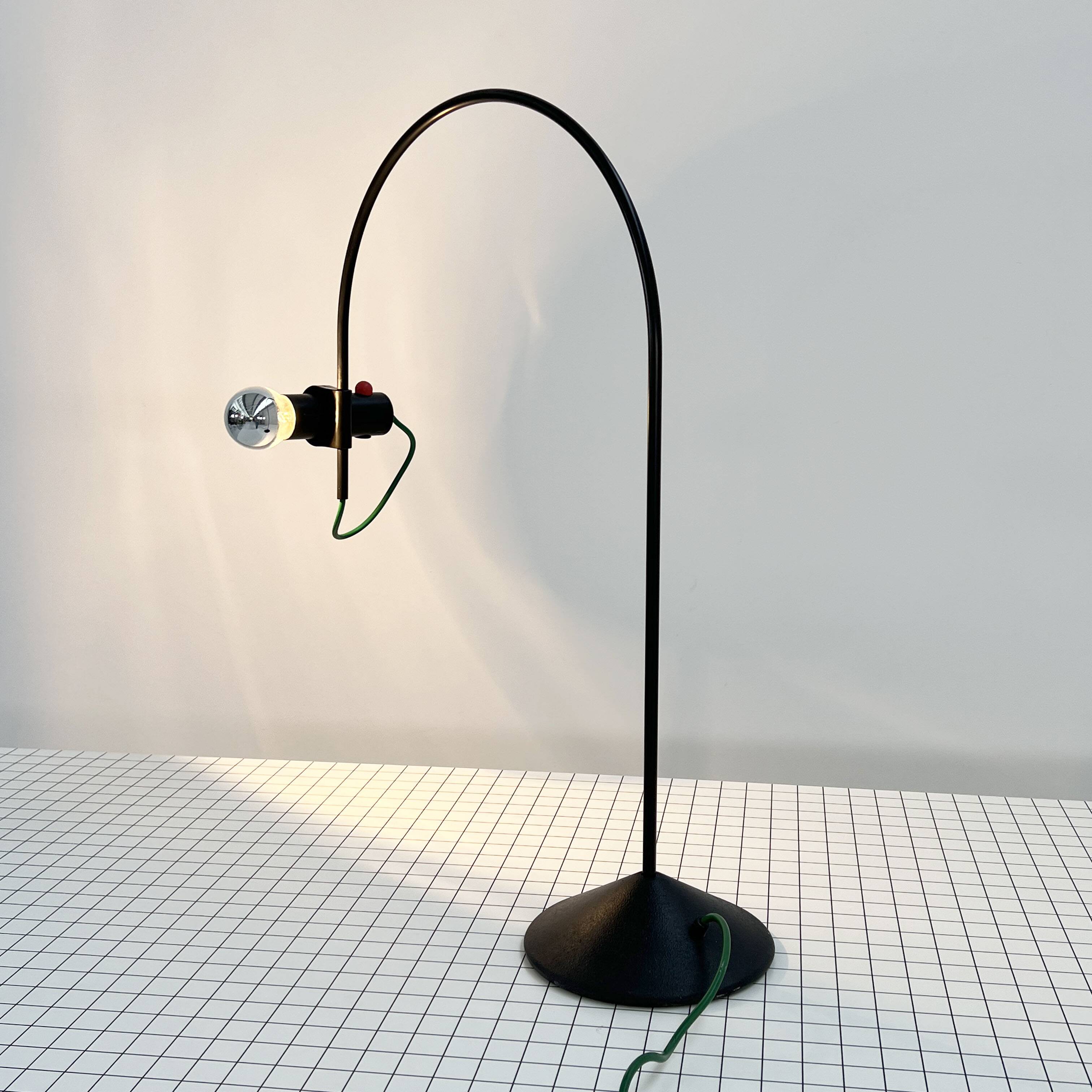 Arched Table Lamp by R. Barbieri & G. Marianelli for Tronconi, 1980