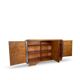 Italian Art deco burl walnut sideboard, of great quality.