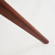 Chaise Fire en teck design par Kai Kristiansen pour Schou Andersen, design scandinave.
