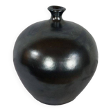 modernist enameled ball vase from the 60s