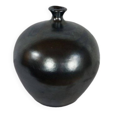 vase boule émaillé moderniste années 60